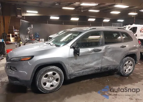 2014 Jeep Cherokee Sport from USA, damaged, VIN 1C4PJLAB6EW104381